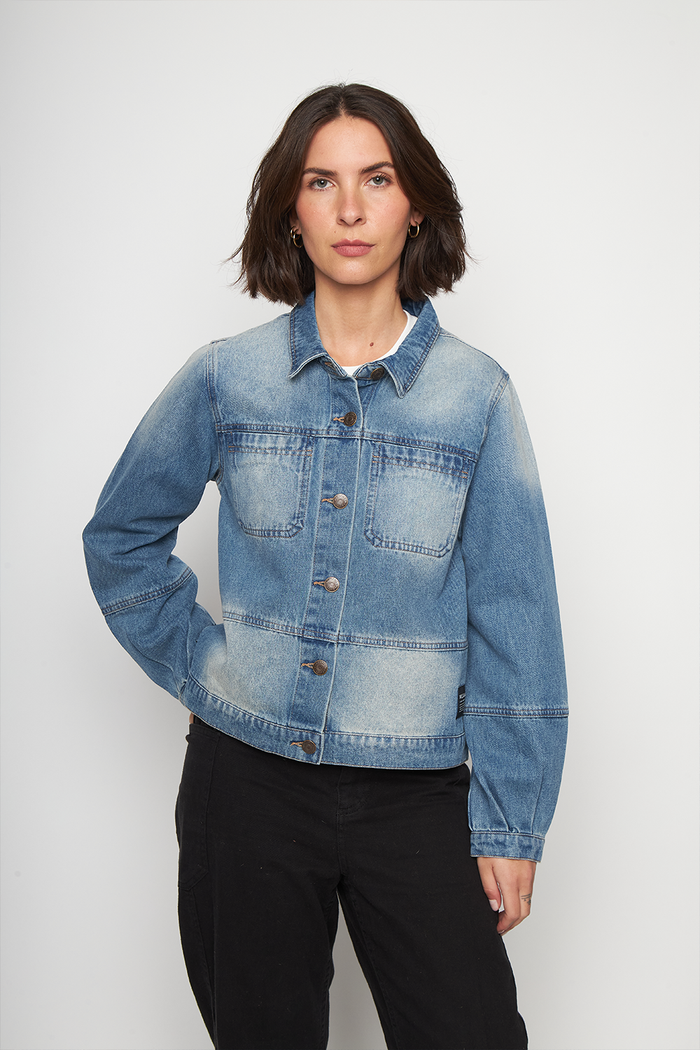 Chaqueta Freya Orgánica Denim Mujer