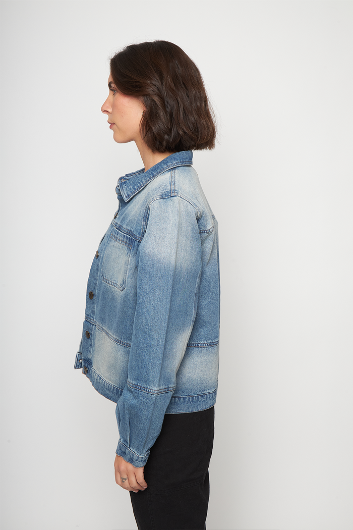 Chaqueta Freya Orgánica Denim Mujer