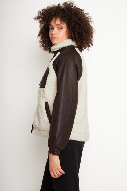 Chaqueta Loy Reciclada Café Mujer