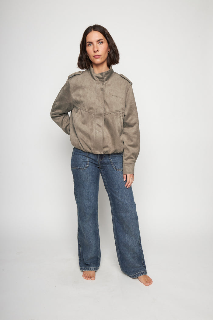 Chaqueta Maite Reciclada Café Claro Mujer
