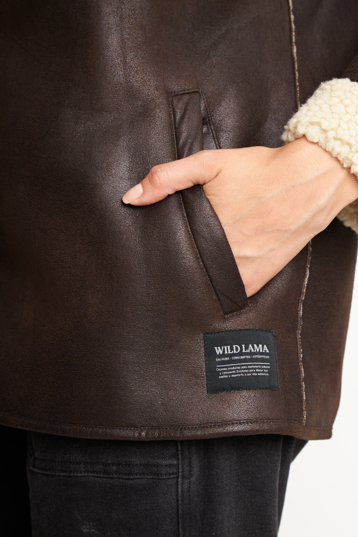Chaqueta Nivara Reciclada Café Mujer