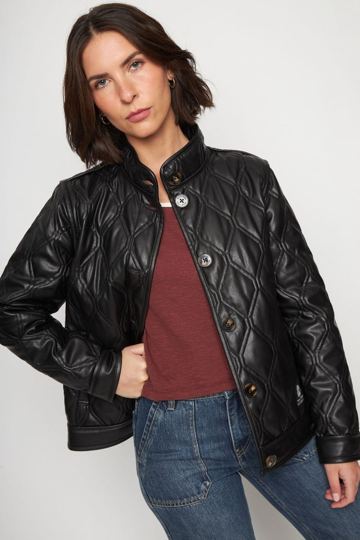 Chaqueta Oraya Reciclada Negra Mujer