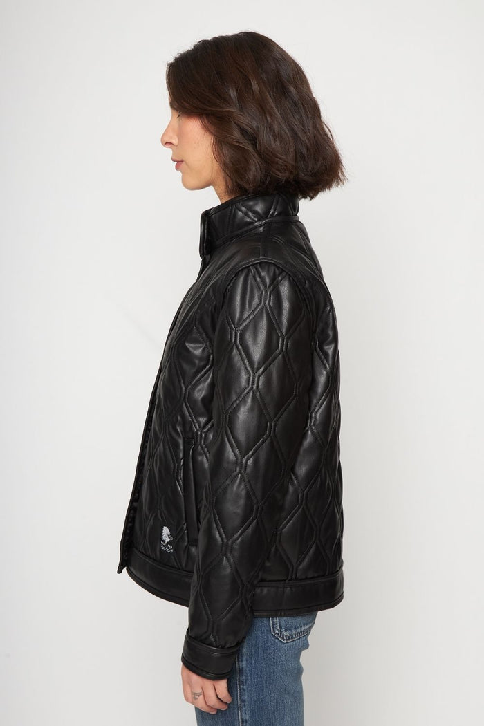 Chaqueta Oraya Reciclada Negra Mujer