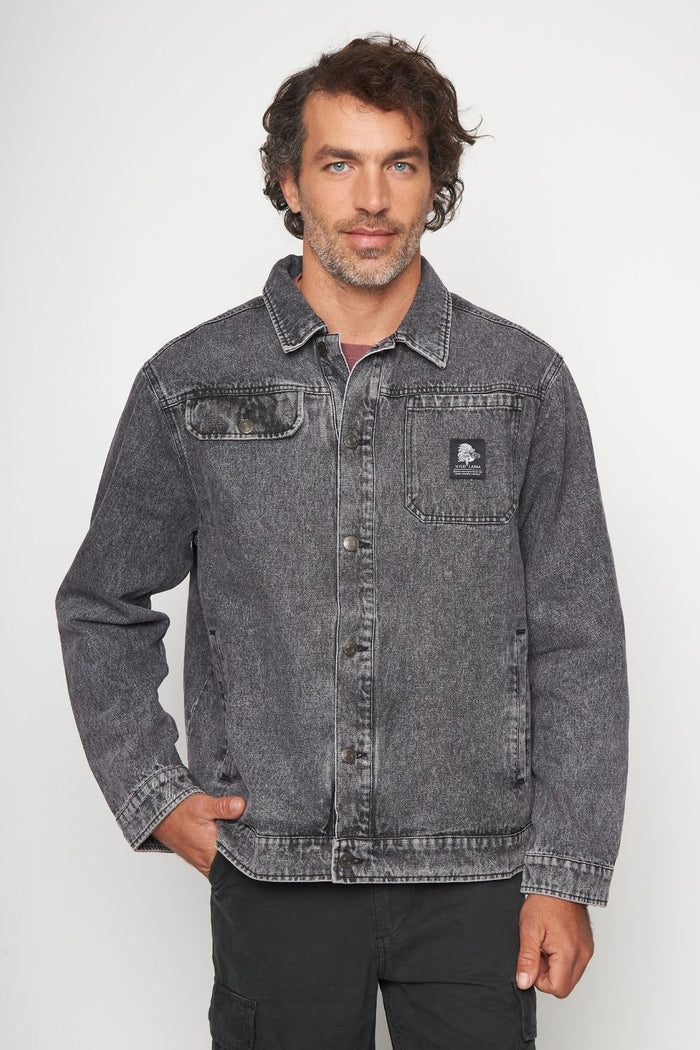 Chaqueta Petro Orgánica Negra Hombre