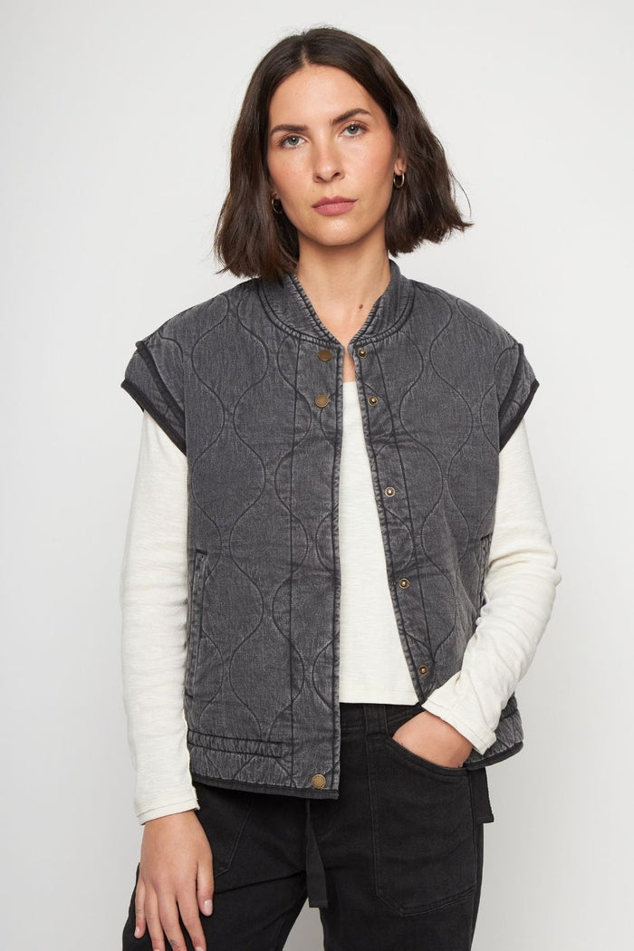 Chaqueta Roma Orgánica Negra Mujer