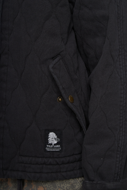 Chaqueta Zepa Orgánica Negra Mujer