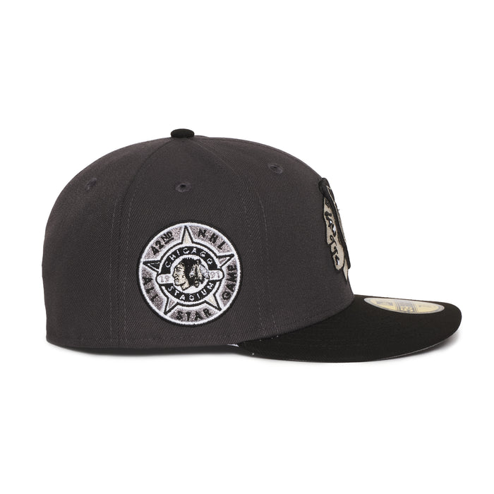 Chicago Black Hawks Charcoal Grey and Black 42nd All Star Game
