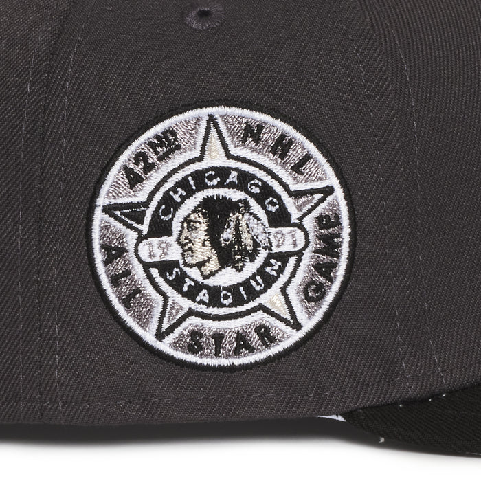 Chicago Black Hawks Charcoal Grey and Black 42nd All Star Game