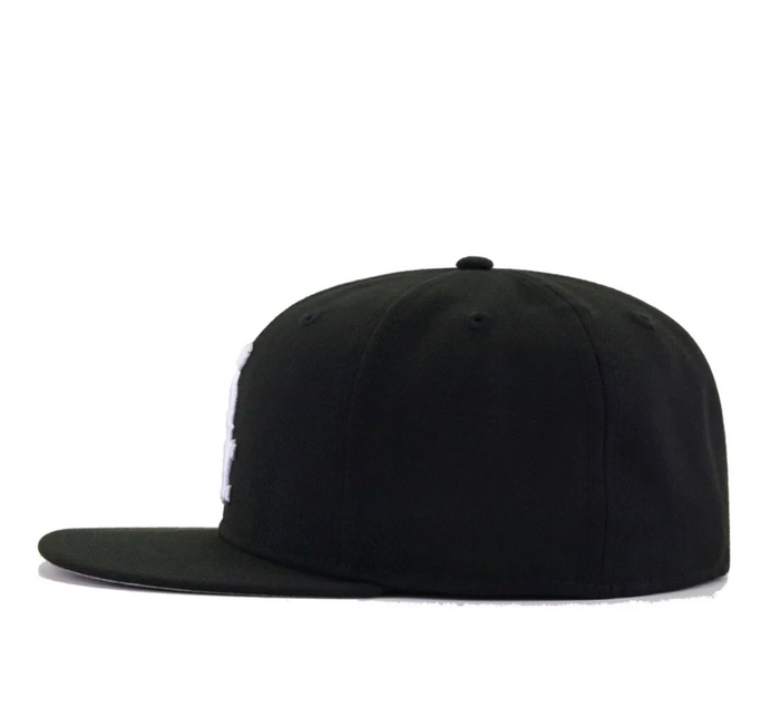 Chicago White Sox All Black No Side Patch 5950 Fitted