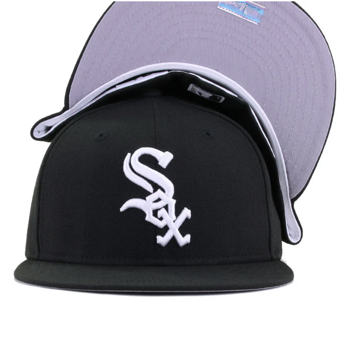 Chicago White Sox All Black No Side Patch 5950 Fitted