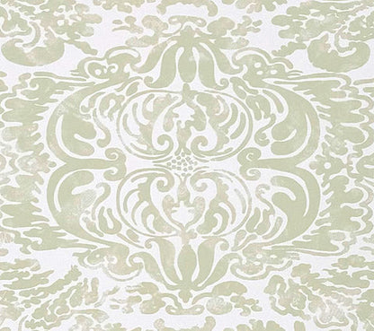 China Seas Wallpaper: San Marco - Custom Pine Barrens on White Paper (FIVE YARD MINIMUM)