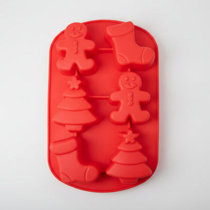 Christmas assorted silicone mold