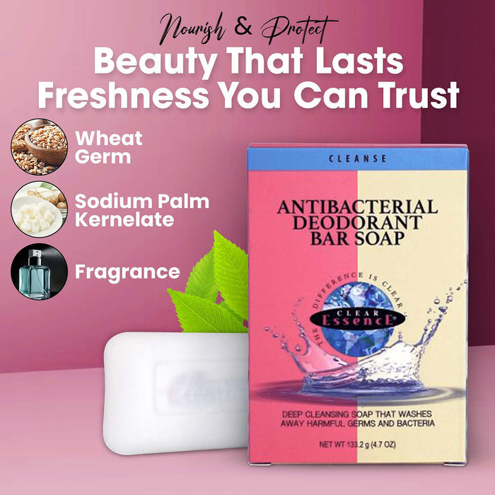 Clear Essence Antibacterial Deodorant Bar Soap 4.7oz/ 133.2g