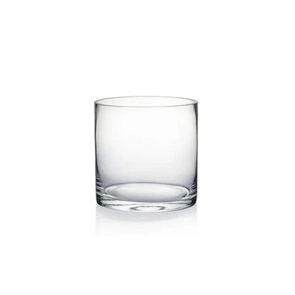 Clear Cylinder Vase Close Up - Image