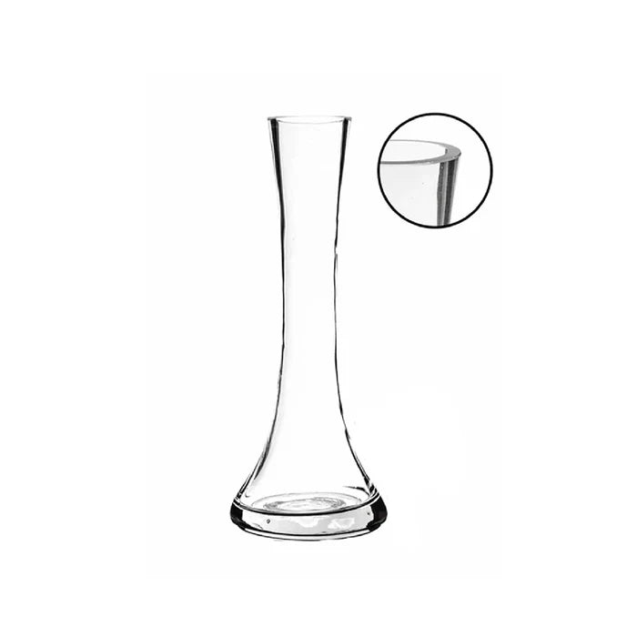 Clear Small Round Bud Vase Close Up - Image