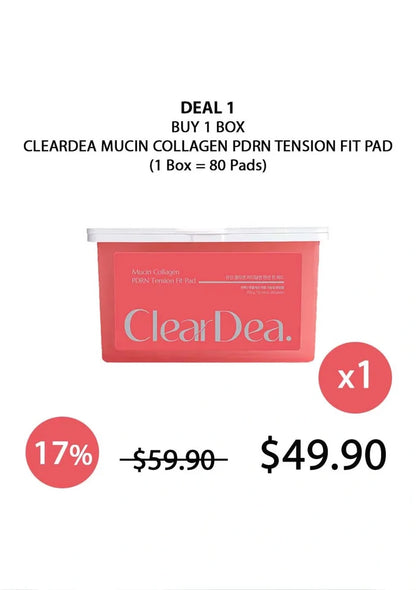 (BUY 1) CLEARDEA MUCIN PDRN TENSION FIT PAD