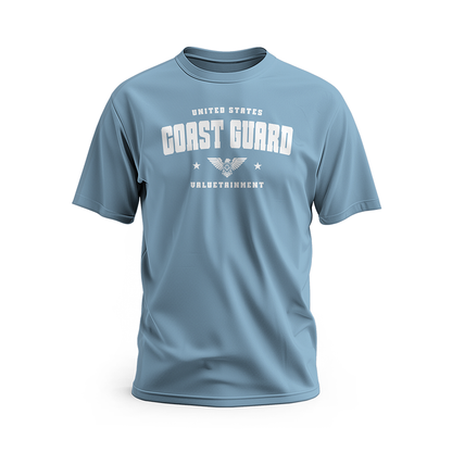 Coast Guard Future Looks Bright Carolina Blue Short Sleeve T-Shirt