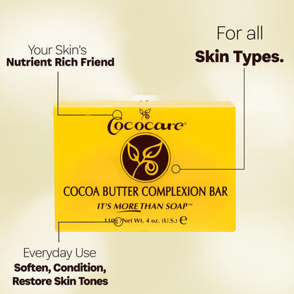 Cococare Cocoa Butter Complexion Bar 4oz/ 110g