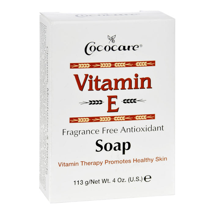 Cococare Vitamin E Fragrance Free Antioxidant Soap 4oz/ 113g