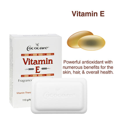 Cococare Vitamin E Fragrance Free Antioxidant Soap 4oz/ 113g