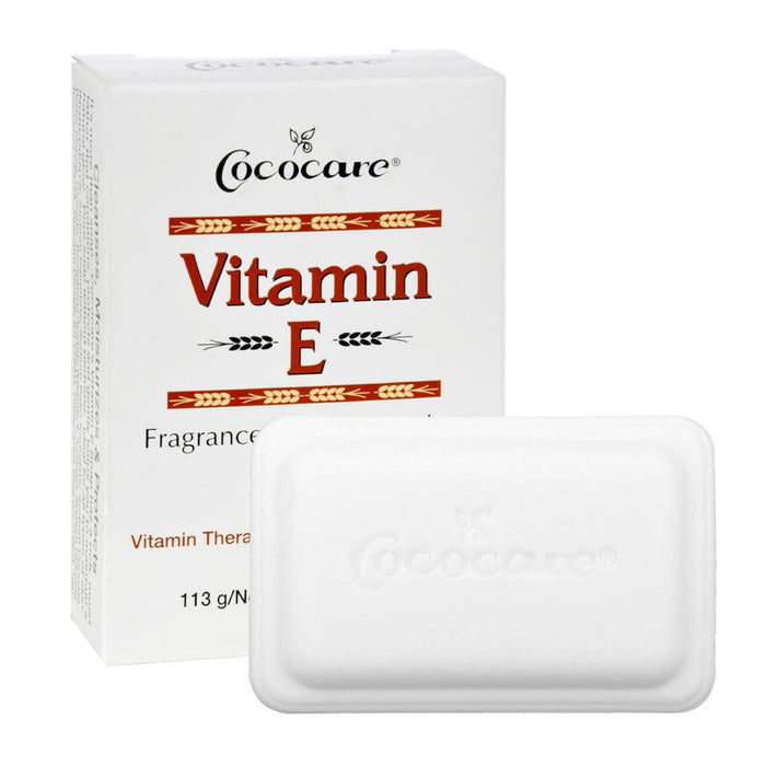 Cococare Vitamin E Fragrance Free Antioxidant Soap 4oz/ 113g