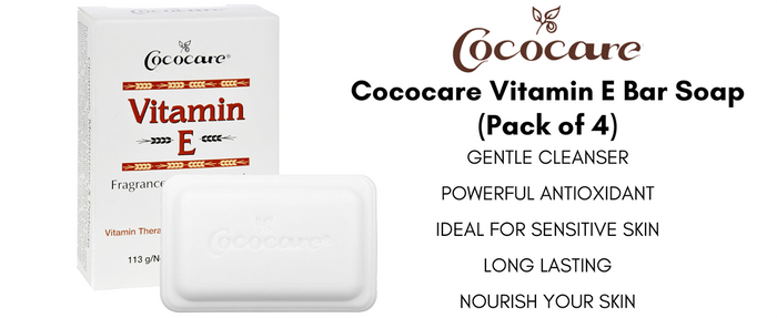Cococare Vitamin E Fragrance Free Antioxidant Soap 4oz/ 113g