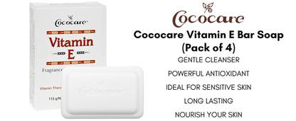Cococare Vitamin E Fragrance Free Antioxidant Soap 4oz/ 113g