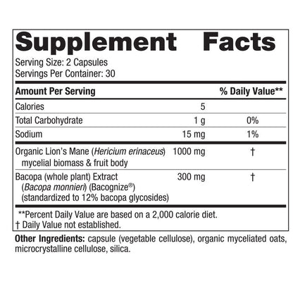 Cognition Mushroom Complex by Nordic Naturals