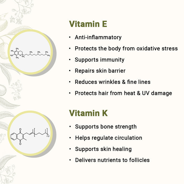 Cold Pressed Pure Olive Oil for Face, Body & Cooking Rich in Vitamin E & K - Keya Seth Aromatherapy