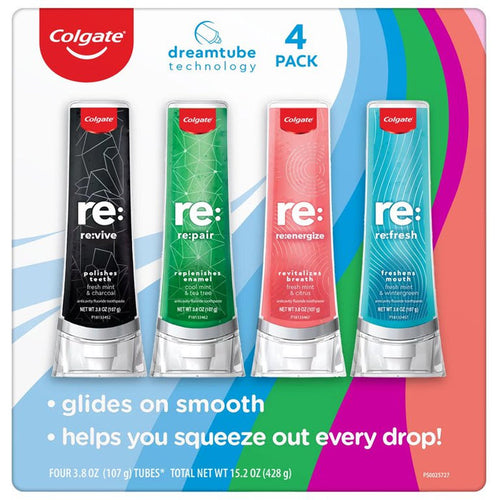 COLGATE  Re: Toothpaste, Anticavity Fluoride Toothpaste مجموعه معجون الاسنان