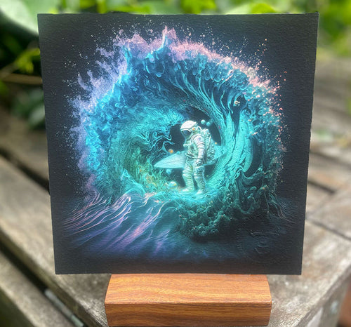 COSMIC SWELL  7"x7" ART PRINT