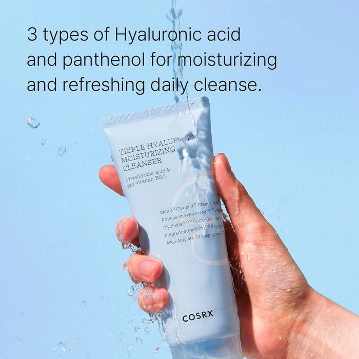 Cosrx Hydrium Triple Hyaluronic Moisture Cleanser 5.07oz/ 150ml