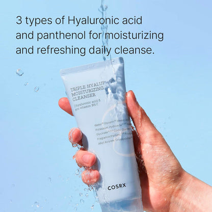 Cosrx Hydrium Triple Hyaluronic Moisture Cleanser 5.07oz/ 150ml