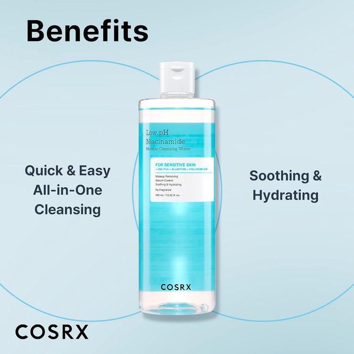 Cosrx Low pH Niacinamide Micellar Cleansing Water 13.5oz/ 400ml