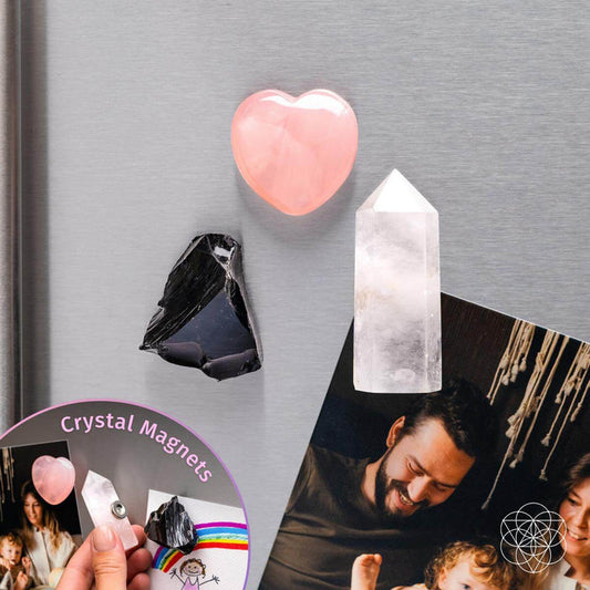 Crystal Guardian Magnets - Trio of Peace & Protection