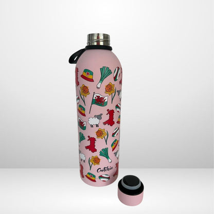 'Cwtchie' - Thermal Water Bottle (Pink)