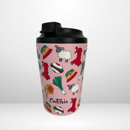 'Cwtchie' - Travel Mug (Pink)