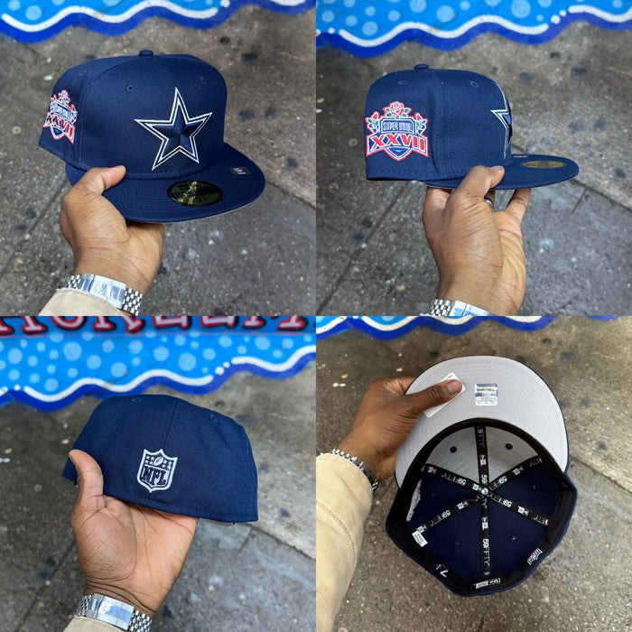 Dallas Cowboys Navy SB XXVII Fitted