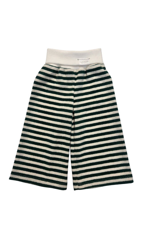 Danny Wide Leg Pants | Jungle Green Stripes Pants Kid's Stuff [Trucs d'enfants]