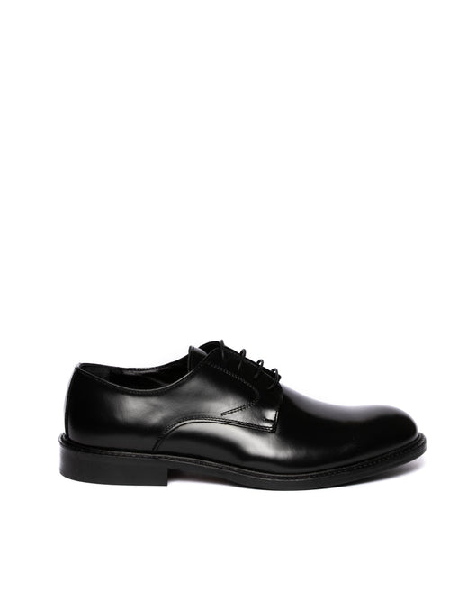 PICCADILLY derby pelle nero 30020 ABRAS-NERO