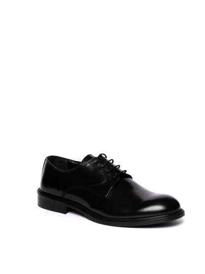 PICCADILLY derby pelle nero 30020 ABRAS-NERO