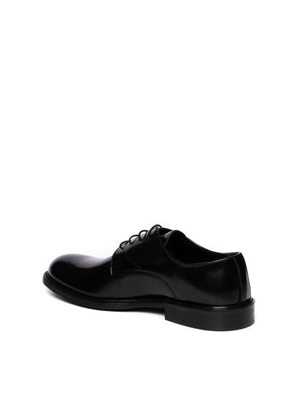 PICCADILLY derby pelle nero 30020 ABRAS-NERO