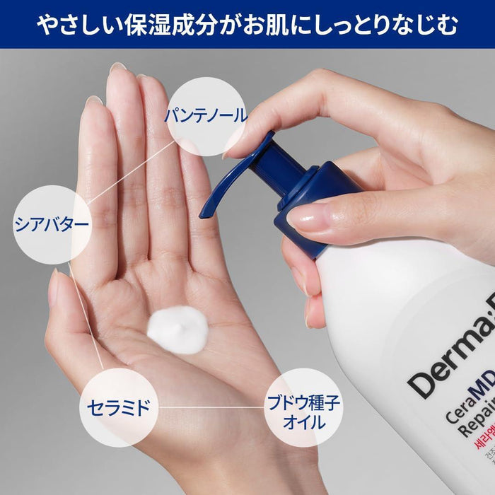Derma:B CeraMD Repair Cream Wash 400 mL