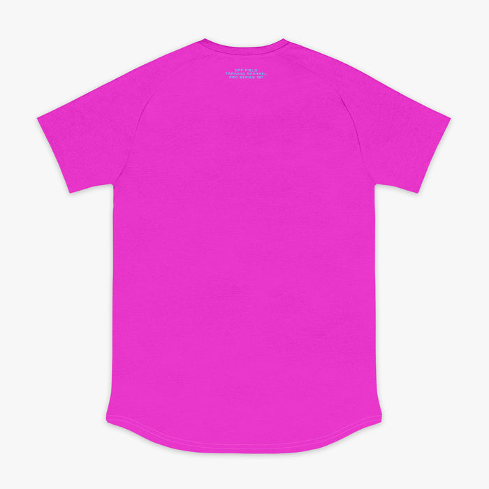 Pink Diamond Tech Cotton Candy Pink youth graphic tee — back view