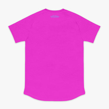Pink Diamond Tech Cotton Candy Pink youth graphic tee — back view