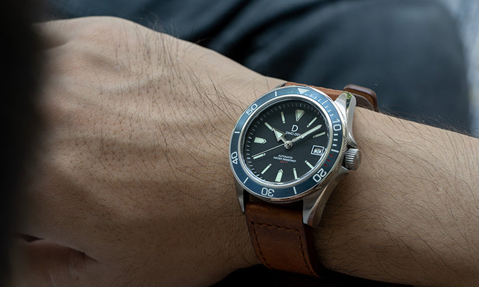 Diver Silver Crown and Stem - TMI NH35 (CN-DV-NH-SS)