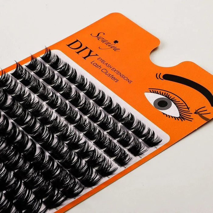DIY Lash Cluster LC20 D curl 10-16MIX| Swaniya Lashes