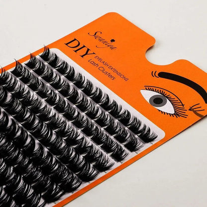 DIY Lash Cluster LC20 D curl 10-16MIX| Swaniya Lashes