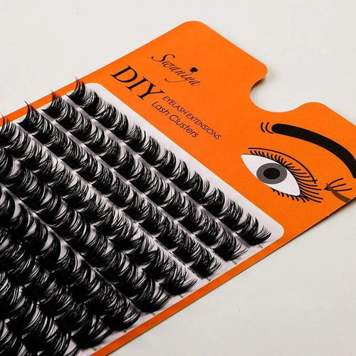 DIY Lash Cluster LC20 D curl 10-16MIX| Swaniya Lashes