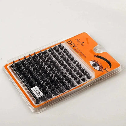 DIY Lash Cluster LC20 D curl 10-16MIX| Swaniya Lashes